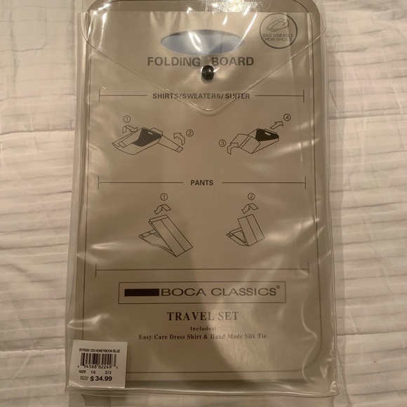 NWT Boca Classics Men’s Dress Shirt - Picture 2 of 2